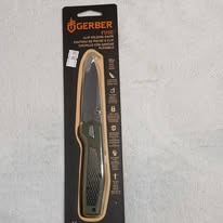 Gabber Fuse Clip Folding Knife OD Green Handle